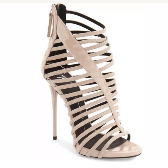 Giuseppe Zanotti Shoes - Giuseppe Zanotti Design 'Priscilla' Caged Stiletto
